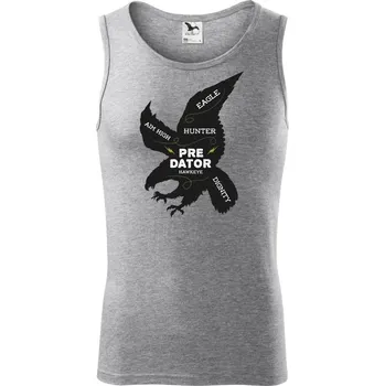 Eagle predator - Tílko pánské Core - M ( Tmavě šedý melír )