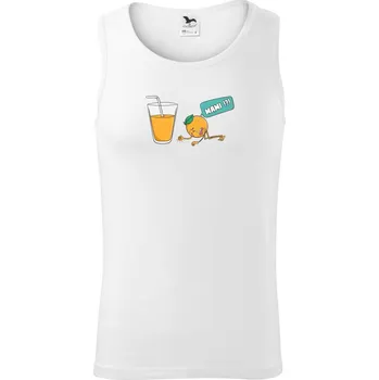 Pomeranč juice - Tílko pánské Core - L ( Bílá )