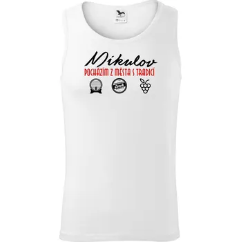 Pánské termoprádlo Mikulov město s tradicí - Tílko pánské Core - 2XL ( Bílá )