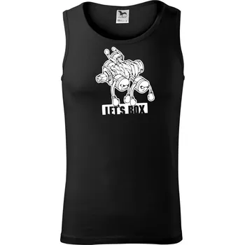 Pánské termoprádlo Lets Box nápis - Tílko pánské Core - XL ( Černá )