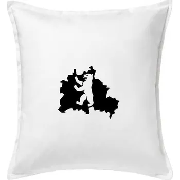 Polštář Berlín Erb - Polštář 50x50 - 50x50 - Pouze potah ( Bílá )