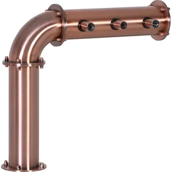 Příslušenství pro výčepní zařízení Varia-Plus Výčepní stojan L3 měděný bez kohoutů bez medailonů standard dochlazení