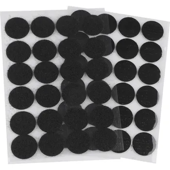 Suchý zip samolepicí kolečka Ø25 mm, barva 2 černá