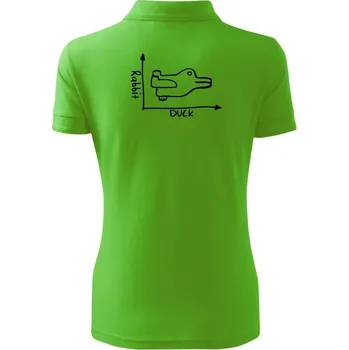 Duck Rabbit - Polokošile dámská Pique Polo - 2XL ( Apple Green )
