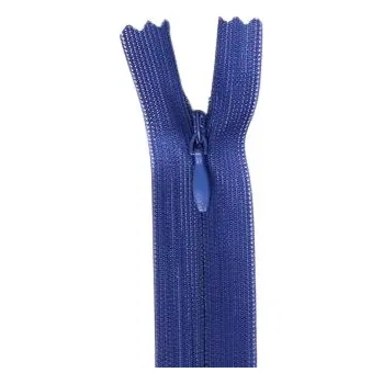 Zip Skrytý zip v modré barvě 45 cm I-3W0-45-213