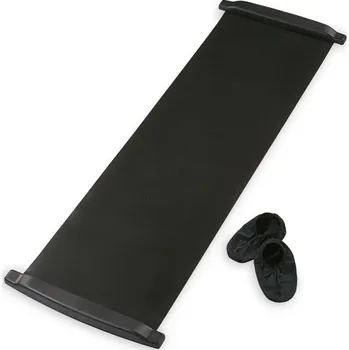 podložka na cvičení Sedco Slide Board MAT SLM-160 posilovací podložka 150 x 40 cm černá