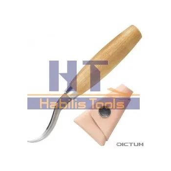 Pracovní nůž Řezbářský lžícový nůž MORA 163S s koženým pouzdrem