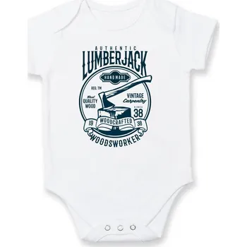 Kojenecké oblečení Authentic Lumberjack - Body kojenecké s krátkým rukávem - Krátký r. 12-18 měs ( Bílá )