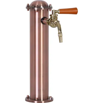 Příslušenství pro výčepní zařízení Varia-Plus Výčepní stojan I1 měděný komplet kohout kulový ROYAL medailon LED čelní přímé dochlazení kohoutů