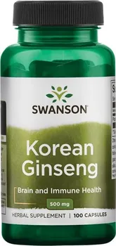 Přírodní produkt Swanson Korean Ginseng 500 mg 100 cps.