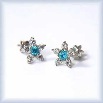 Náušnice žluté zlato