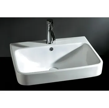 Umyvadlo Rozměr: 590x445x195mmKeramické umyvadlo s bílou glazurou. Bateri