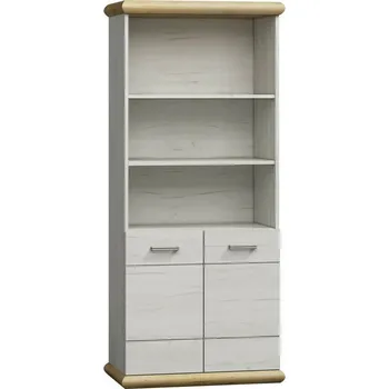 Knihovna Eoshop Regál ROKA R-5 divoký dub/bílá