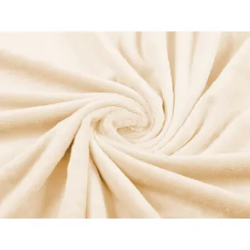 Mikroplyšová látka MIS-004 Světle žlutá - šířka 145 cm