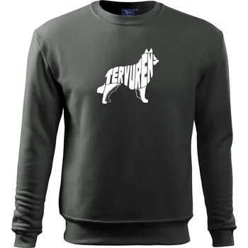 Pánská mikina Belgický ovčák - Mikina Essential pánská - 2XL ( Tmavá břidlice (šedá se zeleným nádechem) )