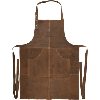 Kuchyňská zástěra Kožená venkovní zástěra Esschert Design Barbecue ID_1226860