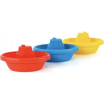 Hračka pro nejmenší BabyMix sada lodiček do koupele 3ks