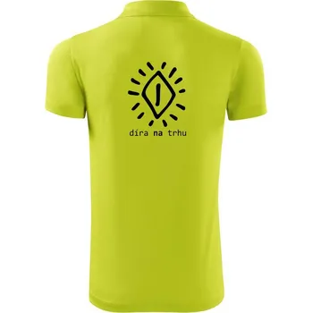 Pánská košile Díra na trhu - Polokošile Victory sportovní (dresovina) - XL ( Limetková )