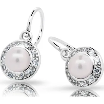 Náušnice Cutie Jewellery Dětské náušnice stříbro C2393-Růžová