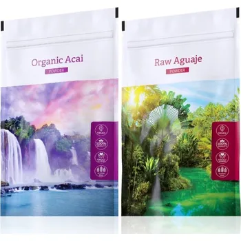 Přírodní produkt Energy Acai Pure powder 100 g + Raw Aguaje caps 120 kapslí