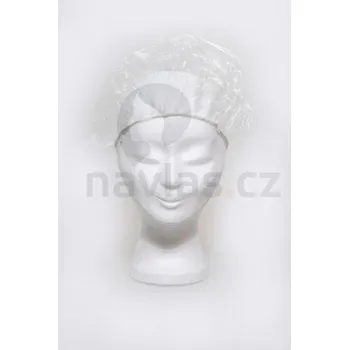 Jednorázová čepice Salon Komplet Jednorázová čepice igelitová s gumou 10ks