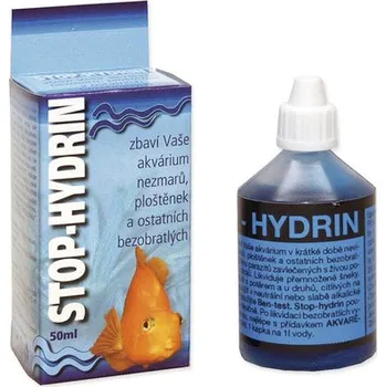 Akvarijní chemie Přípravek proti řasám a bezobratlým STOP-HYDRIN 50 ml