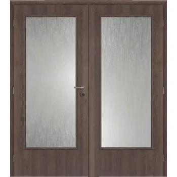 Interiérové dveře Dveře interiérové 3/4 sklo 185 cm CPL laminát Deluxe DTD DOORNITE