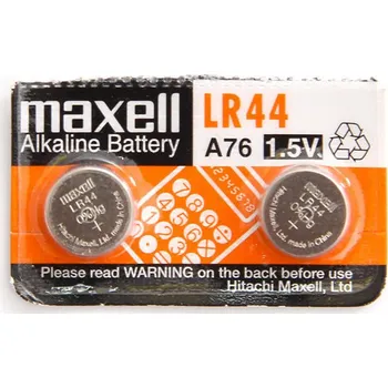 Článková baterie MAXELL Baterie alkalická knoflíková 1,5V - 13GA/LR44 - 1ks