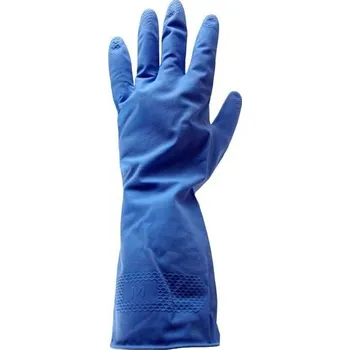 Pracovní rukavice Rukavice gumové semišované S (7)