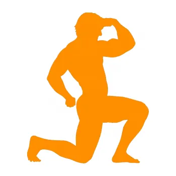 Polep vozidla Kulturista 007 pravá (06 - oranžová) SAMOLEPKA NA AUTO, NÁLEPKA, FÓLIE, POLEP, TUNING, VLASTNÍ TEXT, TISK, AUTOSAMOLEPKY.cz, POLEPY, OBRÁZEK, LOGO, 3D STICKERS