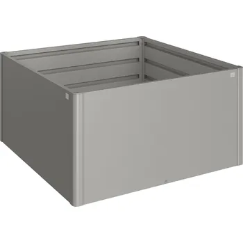 Truhlík Biohort Zvýšený truhlík na zeleninu 1,5 x 1,5 šedý křemen metalíza (Rozměr 152 x 152 x 77 cm)