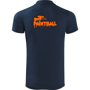 Pánská košile Paintball zbraň - Polokošile Victory sportovní (dresovina) - M ( Námořní modrá (velmi tmavá - téměř černá) )