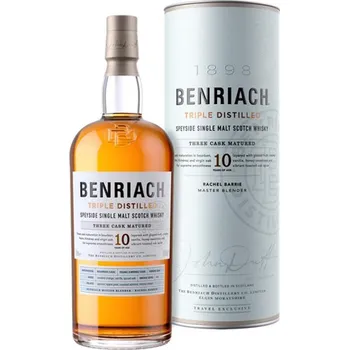 Whisky BenRiach Triple 10yo 43% 1L Dárkové balení