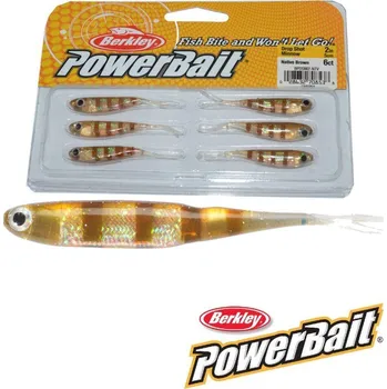 Smáček Berkley Power Bait Drop Shot Minnow 6ks 2" (5cm) - Native Brown