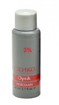 Barva na řasy a obočí C:EHKO Eye Shades Peroxan 3% oxidační peroxid k barvám 60 ml