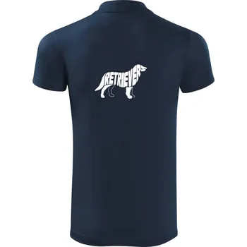 Pánská košile Retrívr - Polokošile Victory sportovní (dresovina) - M ( Námořní modrá (velmi tmavá - téměř černá) )