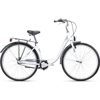 Městské kolo CTM Rita 2.0 17" Pearl White/Grey/Blue 18"