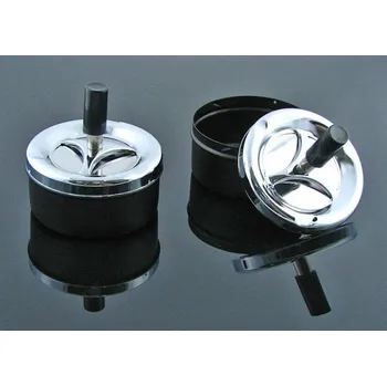 Party dekorace Popelník rotační - černý L