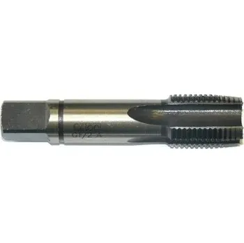 Závitořezný nástroj Bučovice Tools 1123801 - Závitník sadový trubkový G 3/8" -19 z/" č. I, Nástrojová ocel (NO), ČSN 22 3012