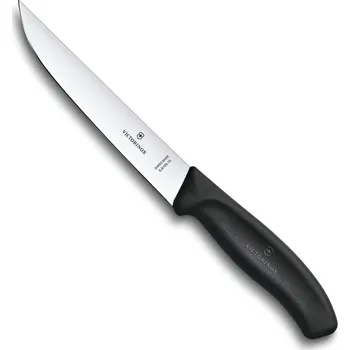 Kuchyňský nůž Nůž na porcování masa SWISS CLASSIC 15 cm černý - Victorinox (Kuchyňský nůž SWISS CLASSIC 15 cm černý - Victorinox)