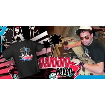 Pánské tričko T-SHIRT - GAMERSWEAR GamingFever CZE Triko s krátkým rukávem XL (5098)