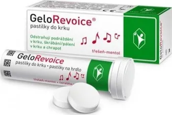 Přírodní produkt GeloRevoice Pastilky do krku třešeň/mentol