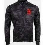 SWEEP CYKLISTICKÝ DRES CLASIC CYKLO-D067 S DLOUHÝM RUKÁVEM ČERNÝ MASKÁČ Velikost: 3XL