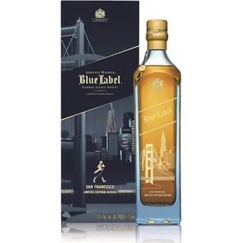 Whisky Johnnie Walker Blue Label San Francisco 40 % 0,75 l