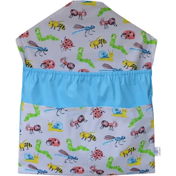 školní kapsář Šatoli.cz Kapsář do školky s gumou tyrkysová Hmyz