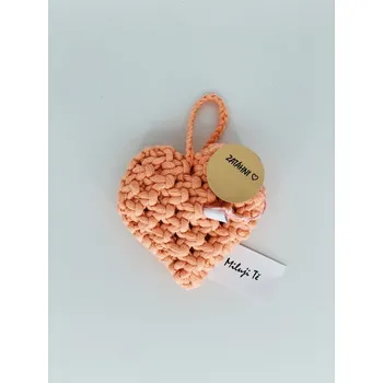 Dárková taška BRIMOON Srdíčko valentýnské se vzkazem Barva: Lososová