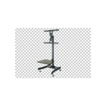 Televizní držák Value Pojízdný držák na LCD, 1x police, černý, do 50kg (17.99.1164)