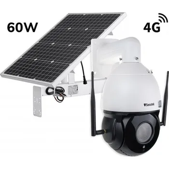 IP kamera Otočná 4G PTZ IP kamera Secutek SBS-NC79G-30X se solárním dobíjením 60W / 40A