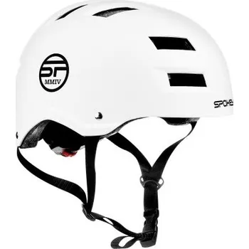 Cyklistická přilba Spokey NINJA Juniorská BMX přilba, 58-61 cm, bílá