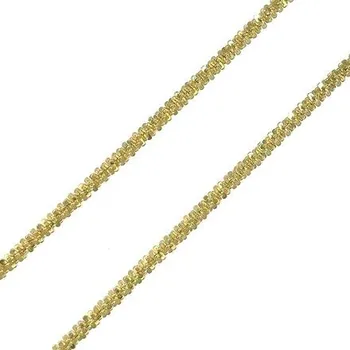 Řetízek Stříbrný pozlacený řetízek daisy délka řetízku 45cm